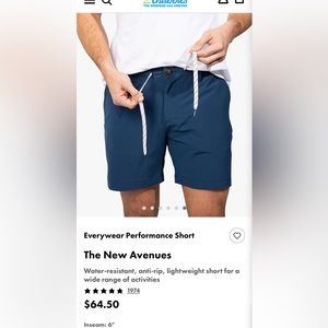 Chubbies Everywear Performance Short -like new, only worn a handful of times